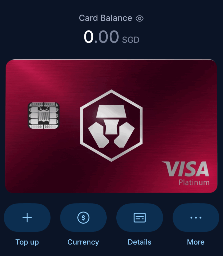 crypto.com 的簽帳卡
