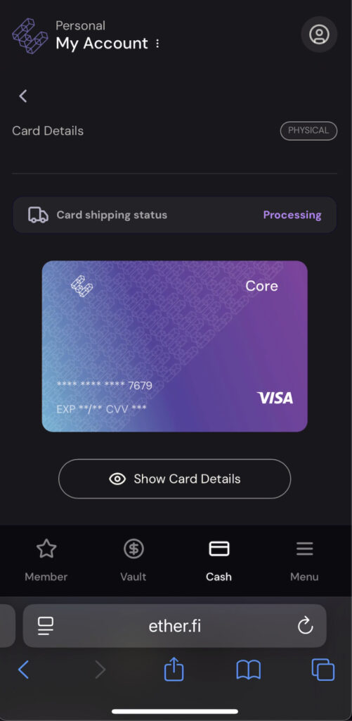 完成開卡介面資訊