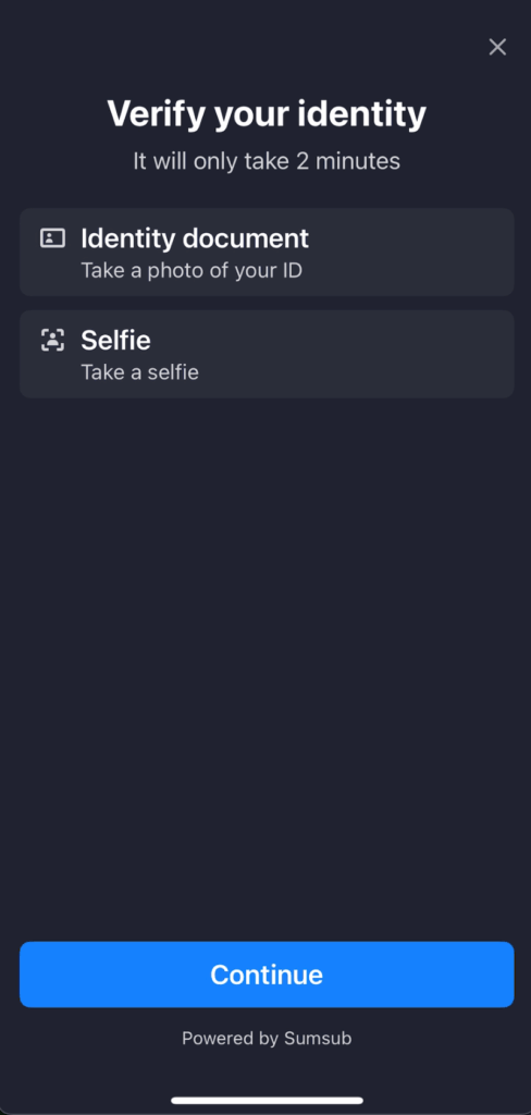 驗證個人證件及自拍頭像